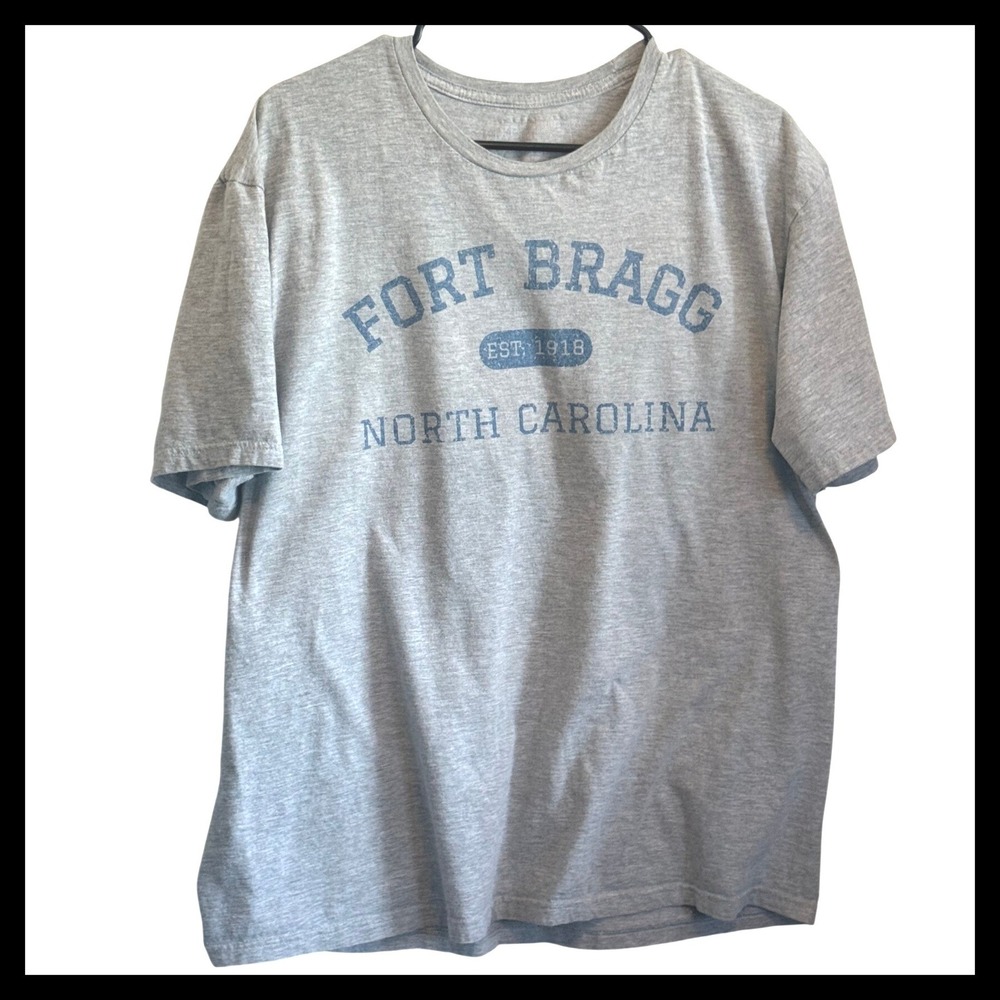 11 Bravo Fort Bragg‎ North Carolina Graphic T-Shirt Gray Mens XL 100% Cotton